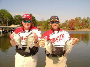 Russ Bailey and I with some good fall Crappie