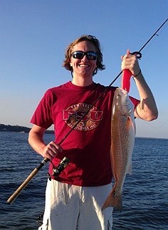 Nick with a nice keeper redfish