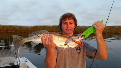 The trout bite has been good the past two weeks.