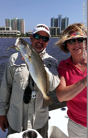 The big trout are chewing