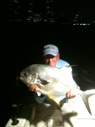 Richard and Permit Caught Along The Beach