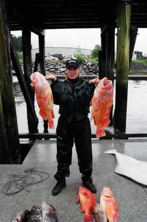 Kerry with a red Snapper