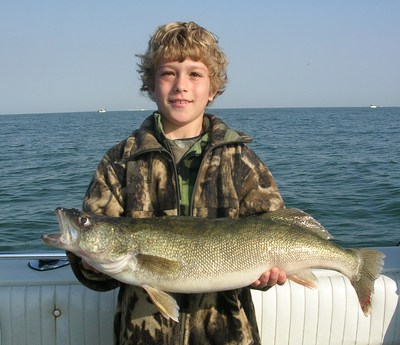 Lake Erie wallleye fishing