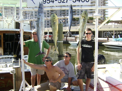 Mahi-mahi and wahoo caught in South Florida