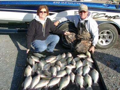 Randall and Donna Jean from Tn. 51 keeper crappie