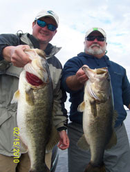 Jim and Patrick with two more St Johns River Trophies