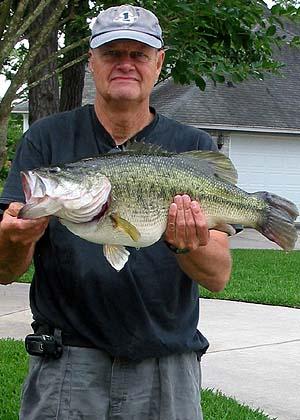 11 Pound Black Bass - Texas Rigged Worm