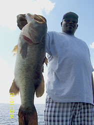 Willie with his St Johns River Trophy  Weighing 9 3/4 caught on Aug 8 2009