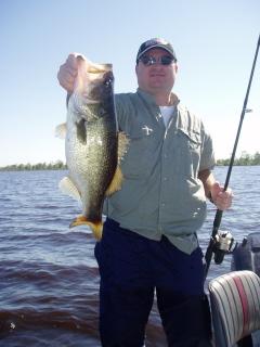 Chip caught this bass on Saturday.