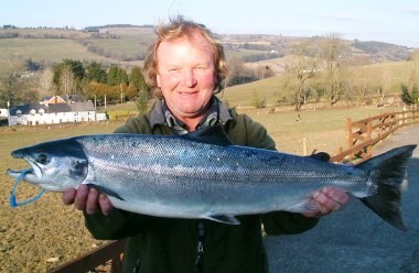The Second Spring Salmon of the 2010 Season from Ireland Blackwater Lodge Salmon Fishery