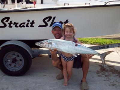 Jessie Lee Pfeiffer with her 10 pound kingfsih.