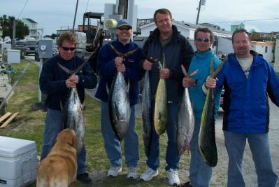 Grand slam- tuna, dolphin, and wahoo
