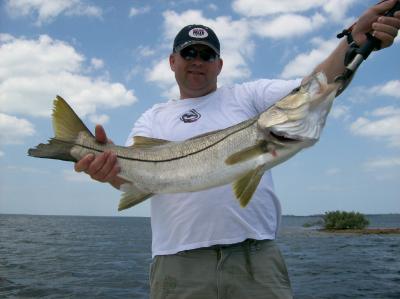 Ed Brinkeroff with a hefty 16 lb. snook