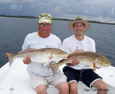 Double Hook-ups on Redfish are always fun!