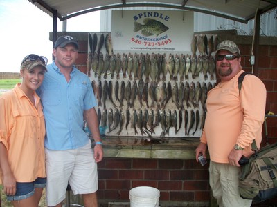 7-24-10, What a great morning catching around 200 whitebass and 40 crappie in 4 hours, keeping 52 whites and 25 crappie.