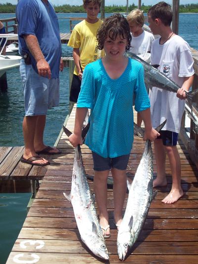 Savannah with her kingfish
