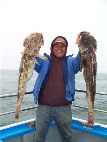 Darren Seiji limits on lings with homemade lures