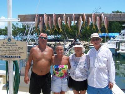 John and Gigi Harrison, Ann and Jim Barfield