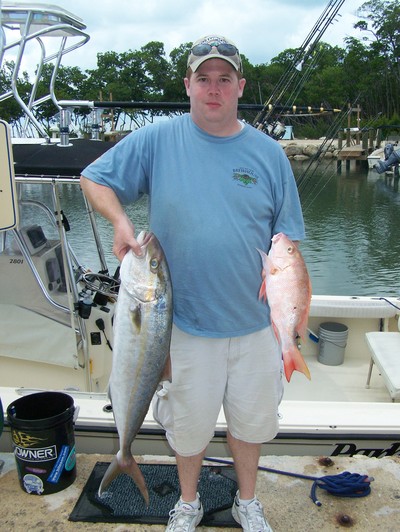 Keeper Mutton Snapper and Amberjack