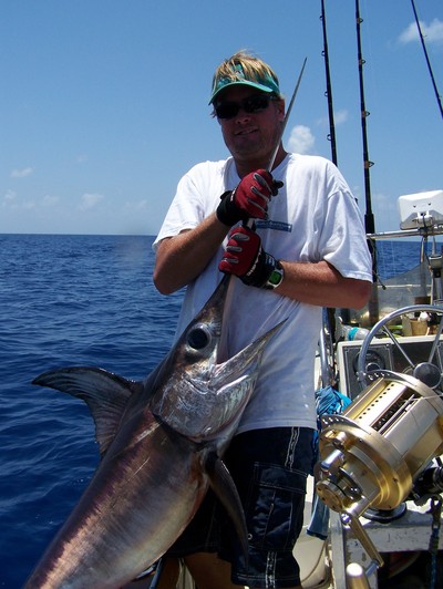 First sword caught - released