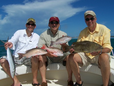 Shown L-R: Howard Preston, Jerry Witowski and his son, Dan