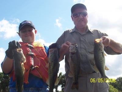 Bill and Thomas 23 fish in 4 hrs