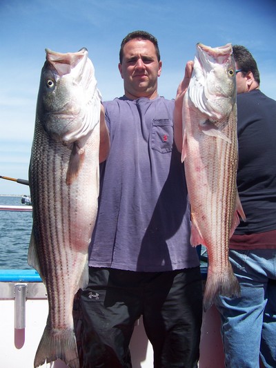 Chris with two nice fish