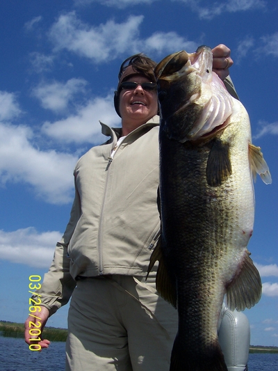 Dee with her 12.12 St Johns Trophy Bass