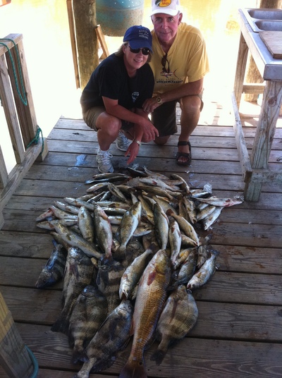 Mr. Von and Mrs Cindys great day on the water