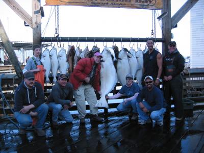 John, Deckhand Brian, Richard, Russ, Dianne, Pat, Rj and Captain James
