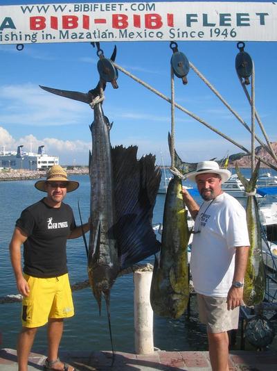 Sailfish and 37 lb Dorado