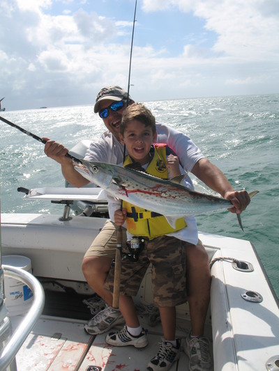 Proud Young Angler - Nice Mackerel