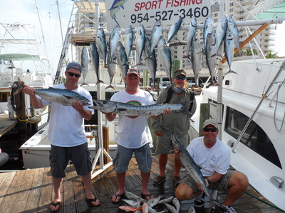 Bonitos, kingfish and barracuda