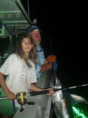 Heather released her record swordfish