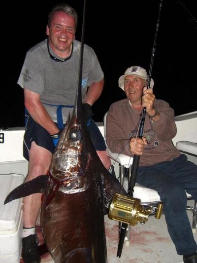 Swordfish Caught On Bouncers Dusky
