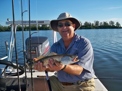 Tom Hull on a recent trip on the Indian River