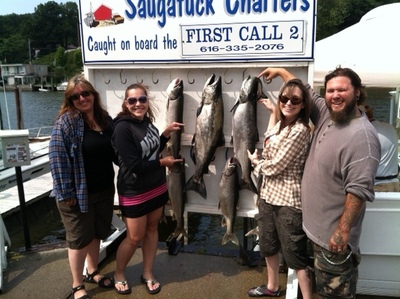 9 fish caught with two over 18 pounds