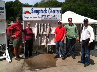 16.5 pound Steelhead with some salmon