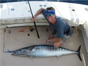 Wahoo on spinning tackle