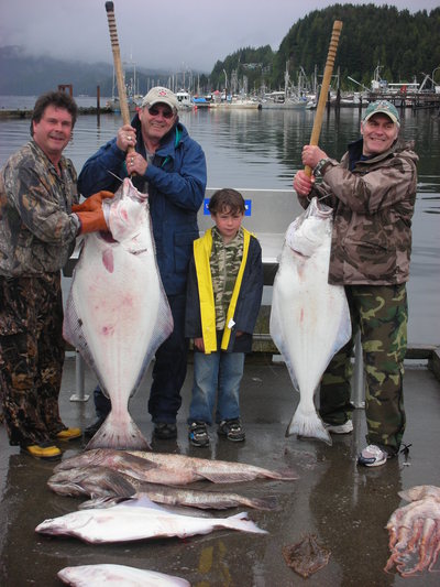 Two Skeena River Halibut