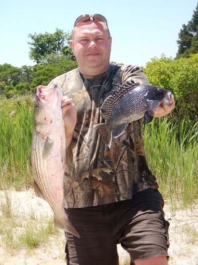 NICE STRIPER AND SEA BASS