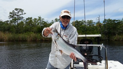 Jim M with Fly Tarpon