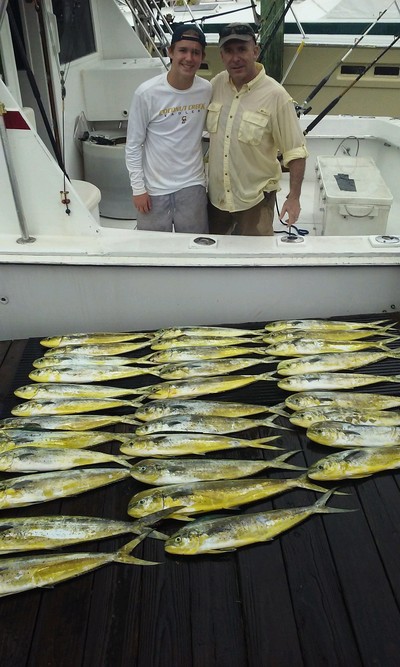 Great dolphin catch on our sportfishing charter