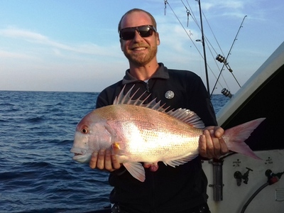 A very large Englishman caught off Durban