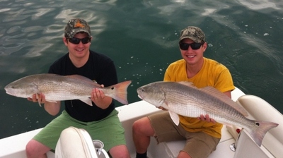 Two over slot Redfish