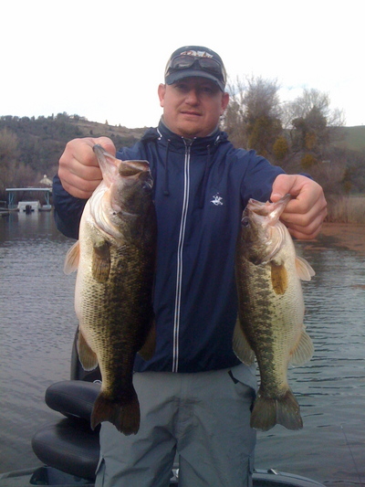 A couple Clear Lake bass on tubes