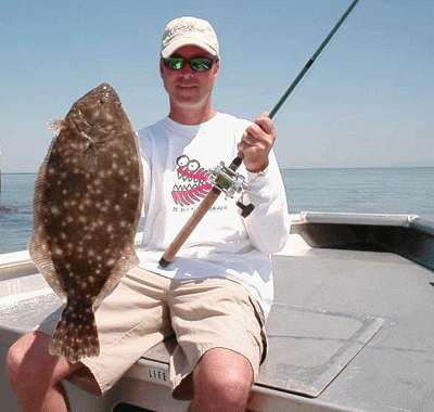 Here's a 5 pound Flounder from April