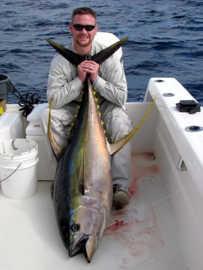 Bro-in-Law: First Tuna 135lber.