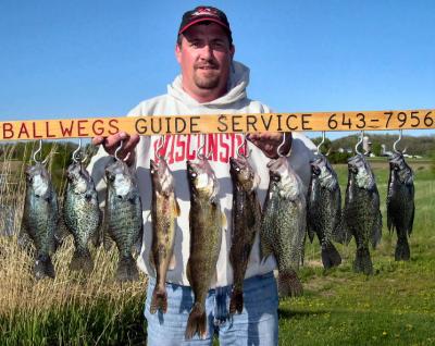 Mike Limmex with a good mix of fish