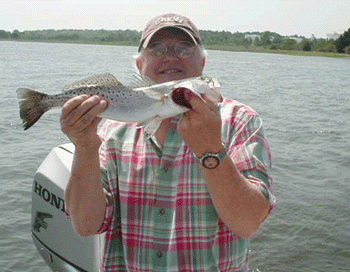 Dave S. with one of his Many River Trout